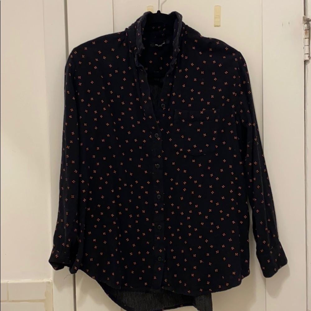 madewell button-up blouse 100% cotton